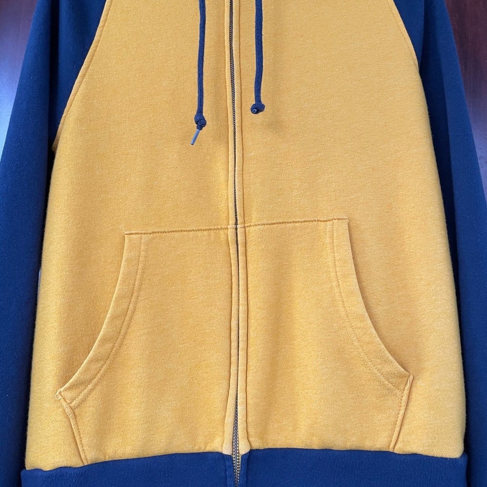 Old Navy Fleece Lined Zip Up Hoodie Men’s Small - Picture 2 of 5